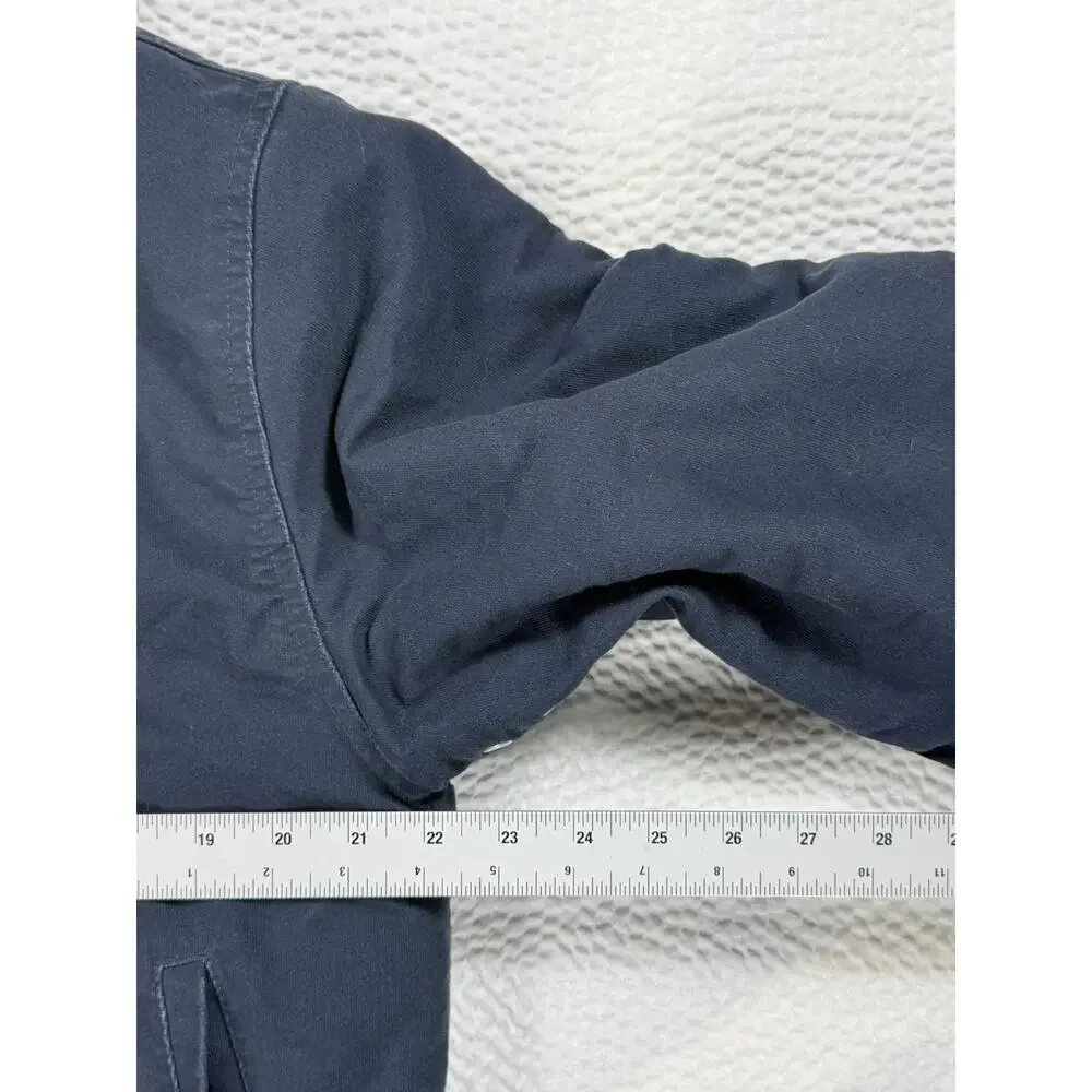 Vintage US Military Jacket Mens 42 Navy Department N-1 Deck Sherpa Lined Coat
